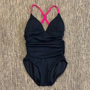 Spanx | Black One Piece Bathing Suit size 6